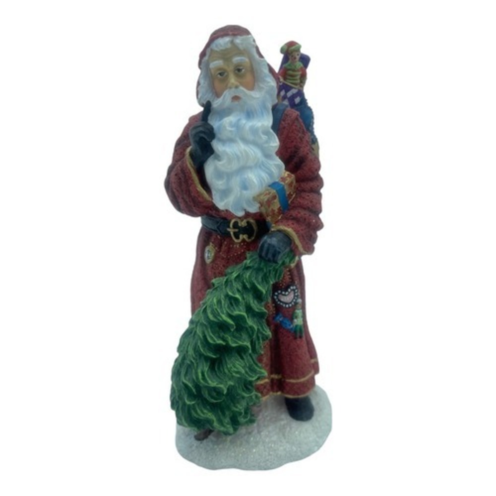 Pipka Better Watch Out Santa Figurine Red 6.5" Excellent Reflections Christmas